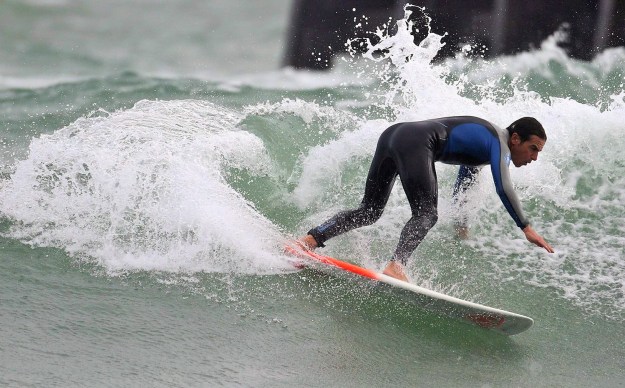 Summer storm surf shot. Credits: Ricky at Dorset Surf Photography